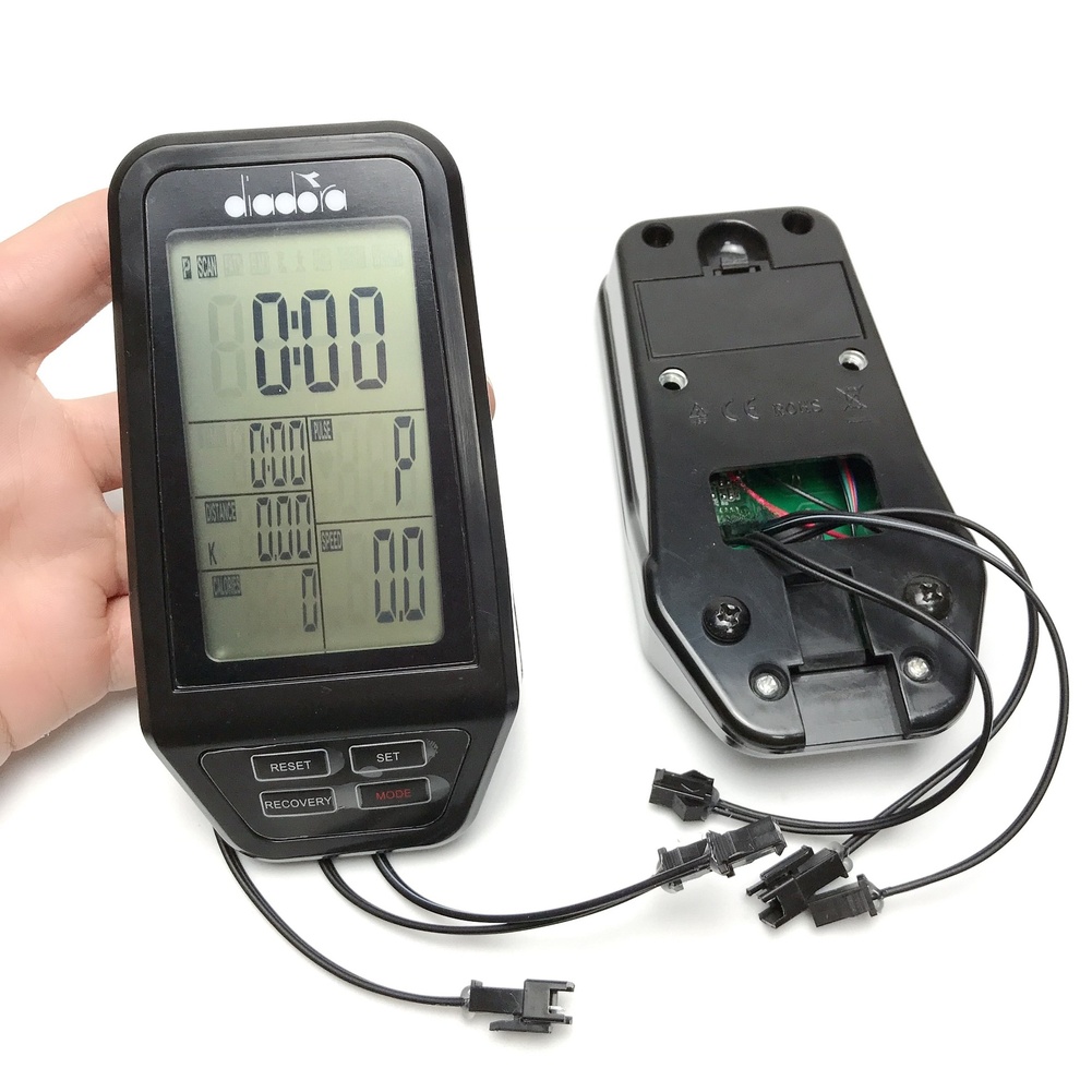 Black Exercise Bike Computer D - Sports Equipment Companies 评论和价格