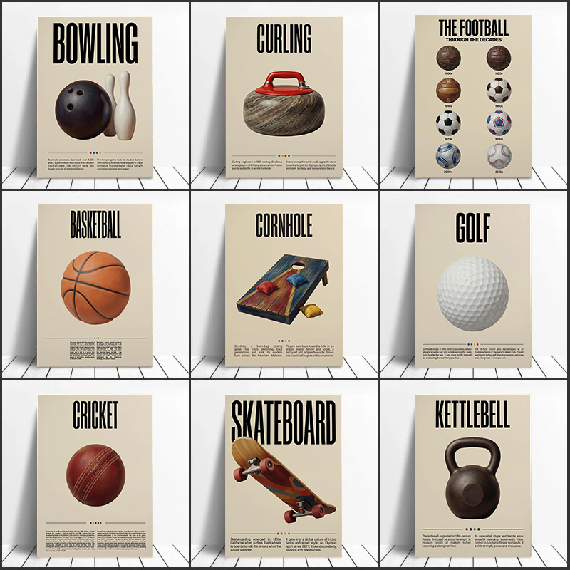 Vintage Retro Educational Spor - Sports Equipment For Badminton 评论和价格
