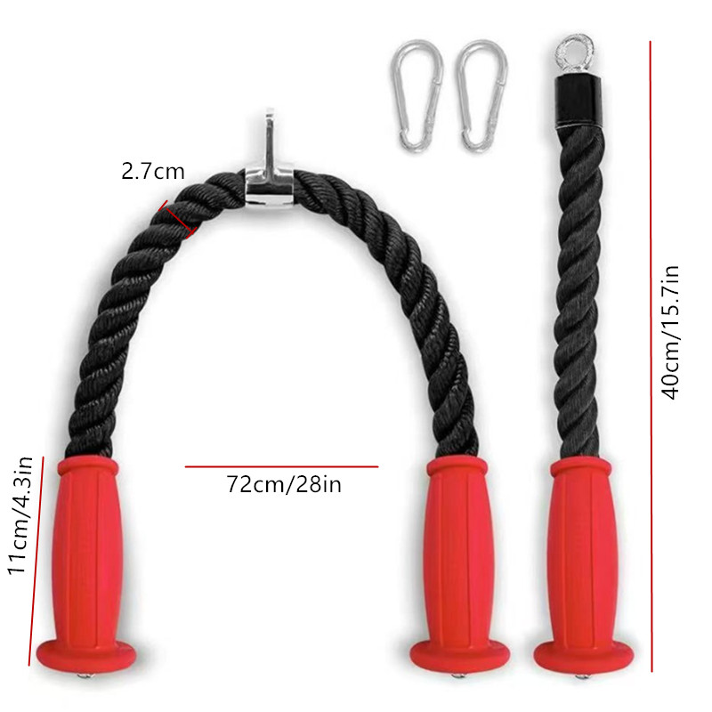 Ergonomic Tricep Ropes Non-Sli - Sports Equipment Companies 评论和价格