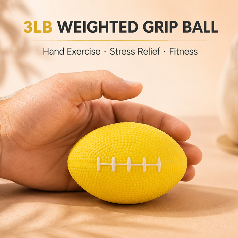 8cm Yellow Rugby Shape Hand Gr - Rugby Training Ball 评论和价格