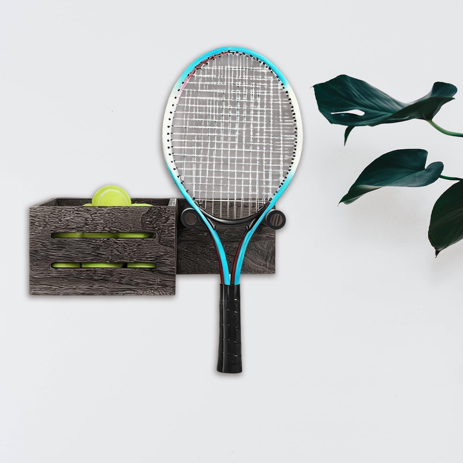 Tennis Racquet Holder Wood Wal - Sports Equipment For Badminton 评论和价格
