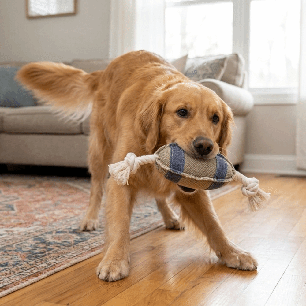 Bite Resistant Dog Chew Rugby  - Rugby Training Ball 评论和价格