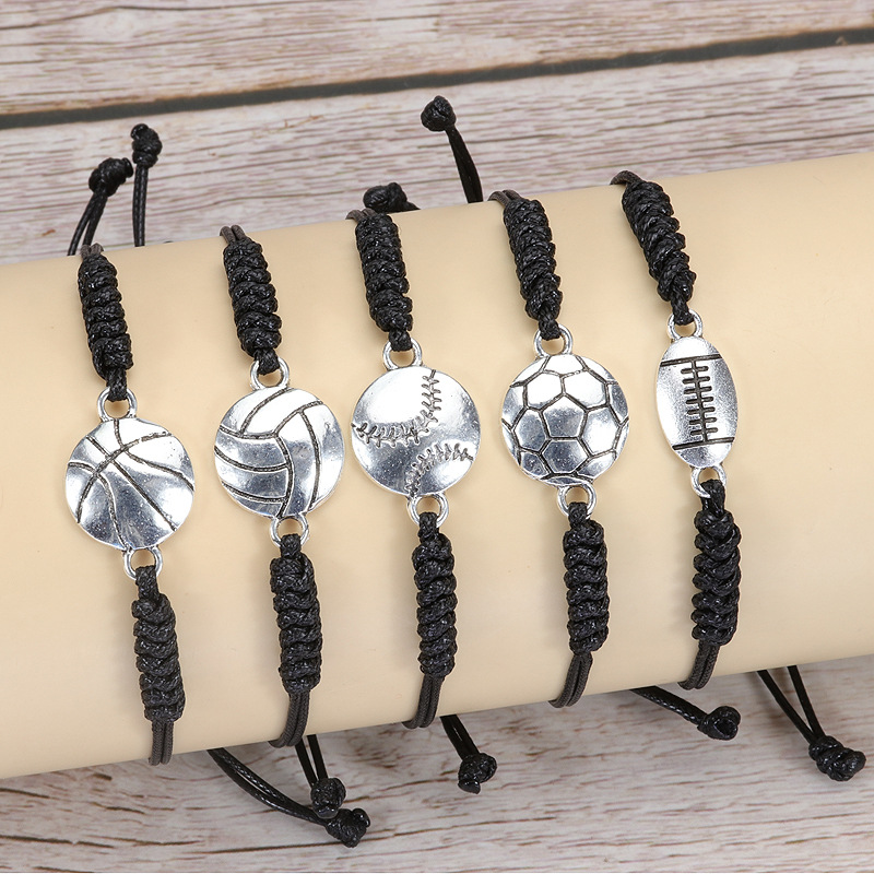 Women Men Wax Line Rope Woven  - Rugby Training Ball 评论和价格